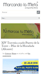 Mobile Screenshot of marcandolameta.com